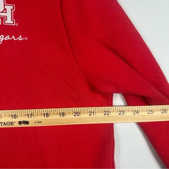 Champion UH Cougars Textured Quarter-Zip Men’s Pullover Sweater Size XLarge - Picture 7 of 8
